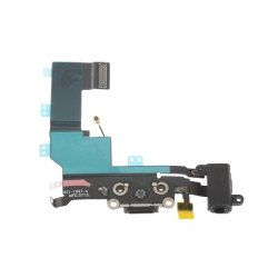 Flex Rack de Carga Iphone 5GS 5S C Microfono Jack Audio - Negro