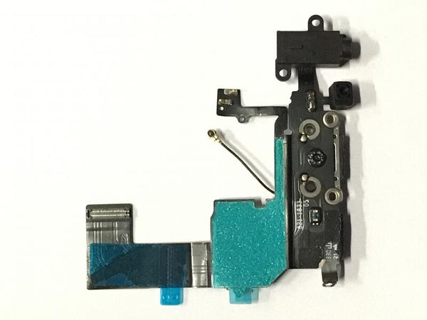 Flex Rack de Carga Jack Audio Microfono Iphone 5C A1507 - Negro