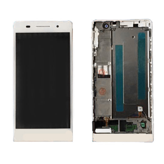 LCD Pantalla Huawei Ascend P6 U06 Completa - Blanca con Marco