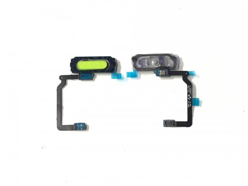 Flex Boton Home Sensor de Huella Samsung Galaxy S5 G900 - Blanco