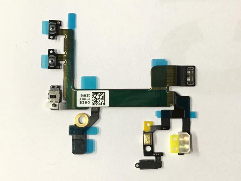 Flex Boton Encendido Volumen Silencio Microfono Sensor Proximidad Iphone 5GS 5S