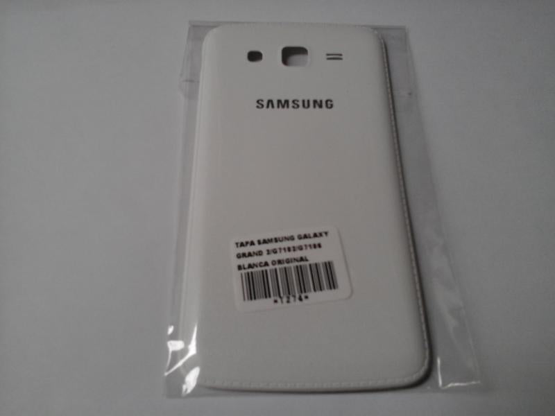 Tapa Samsung Galaxy Grand 2 G7102 G7106 - Blanca Sin Marco