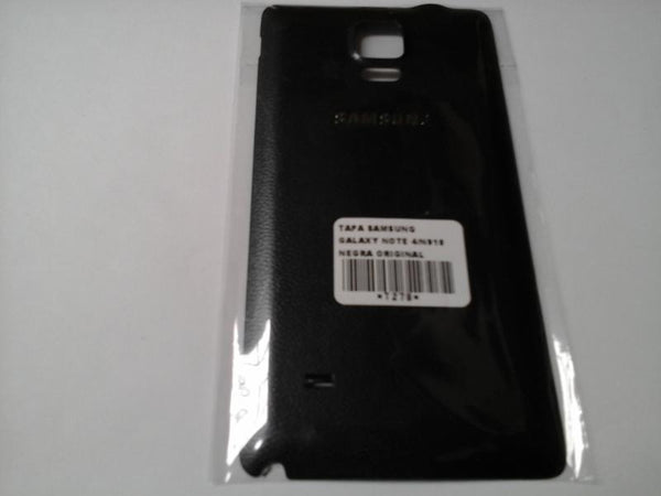 Tapa Samsung Galaxy Note 4 N910 - Negra Sin Marco