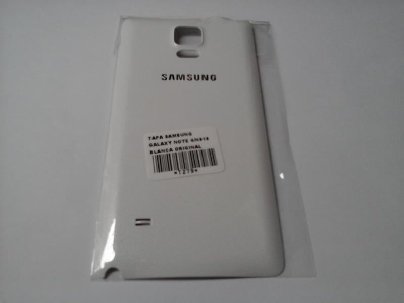 Tapa Samsung Galaxy Note 4 N910 - Blanca Sin Marco