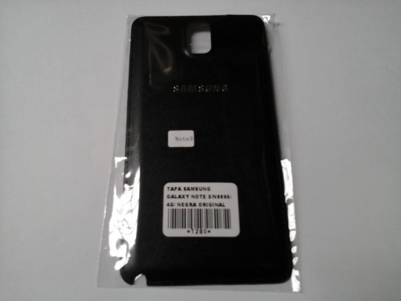 Tapa Samsung Galaxy Note 3 N9005 4G - Negra Sin Marco