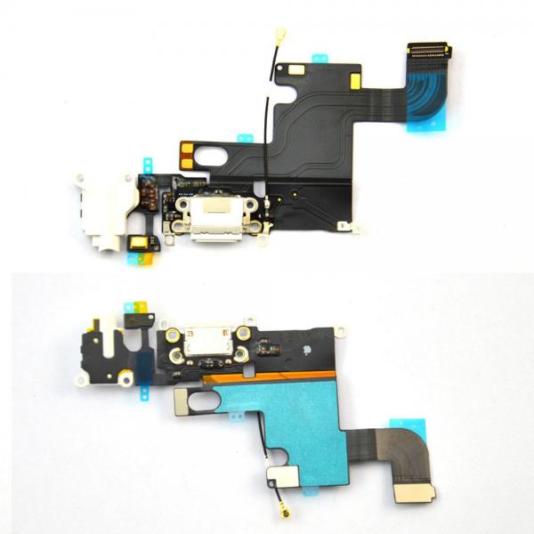 Flex Rack de Carga Microfono Jack Audio Iphone 6G 4.7 A1586 A1549 - Negro