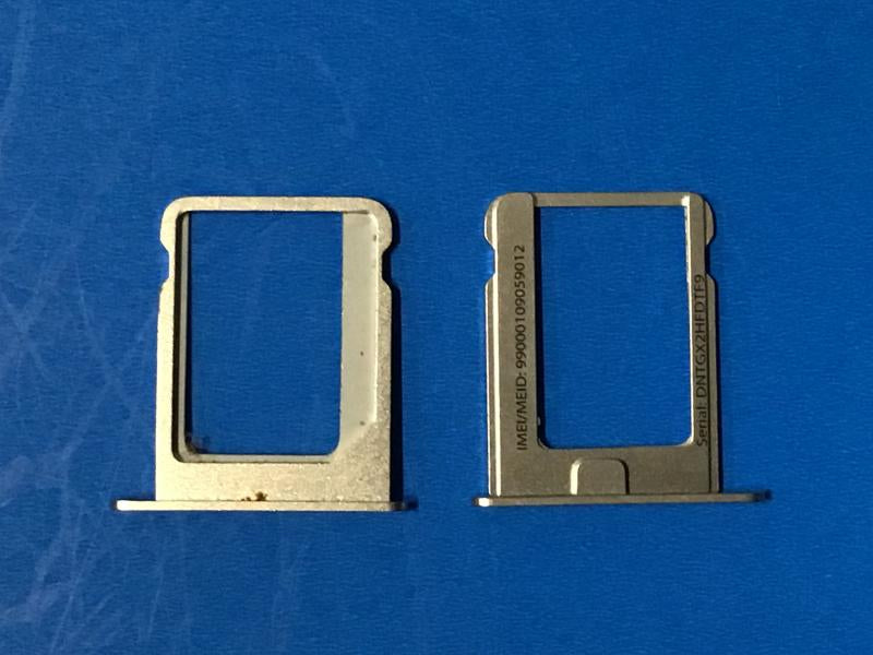 Bandeja Sim Iphone 4G 4S 4GS A1387 - Plateada