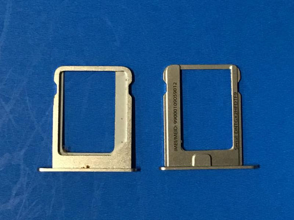 Bandeja Sim Iphone 4G 4S 4GS A1387 - Plateada