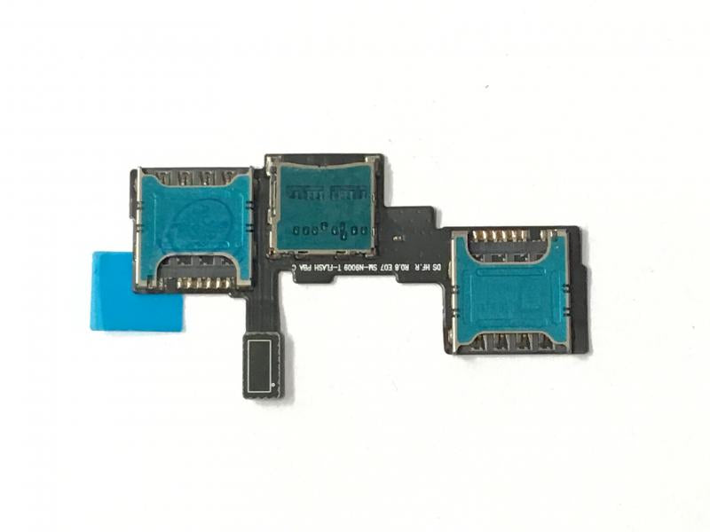 Flex Lector Sim Micro Sd Samsung Galaxy Note 3 N9009 Dual Sim