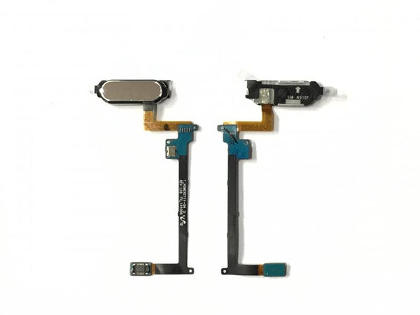 Flex Boton Home Samsung Galaxy Note 4 N910 - Plateado