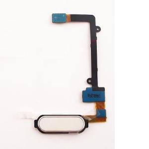 Flex Boton Home Sensor Huella Microfono Samsung Galaxy Note 4 Edge N915 - Balnco