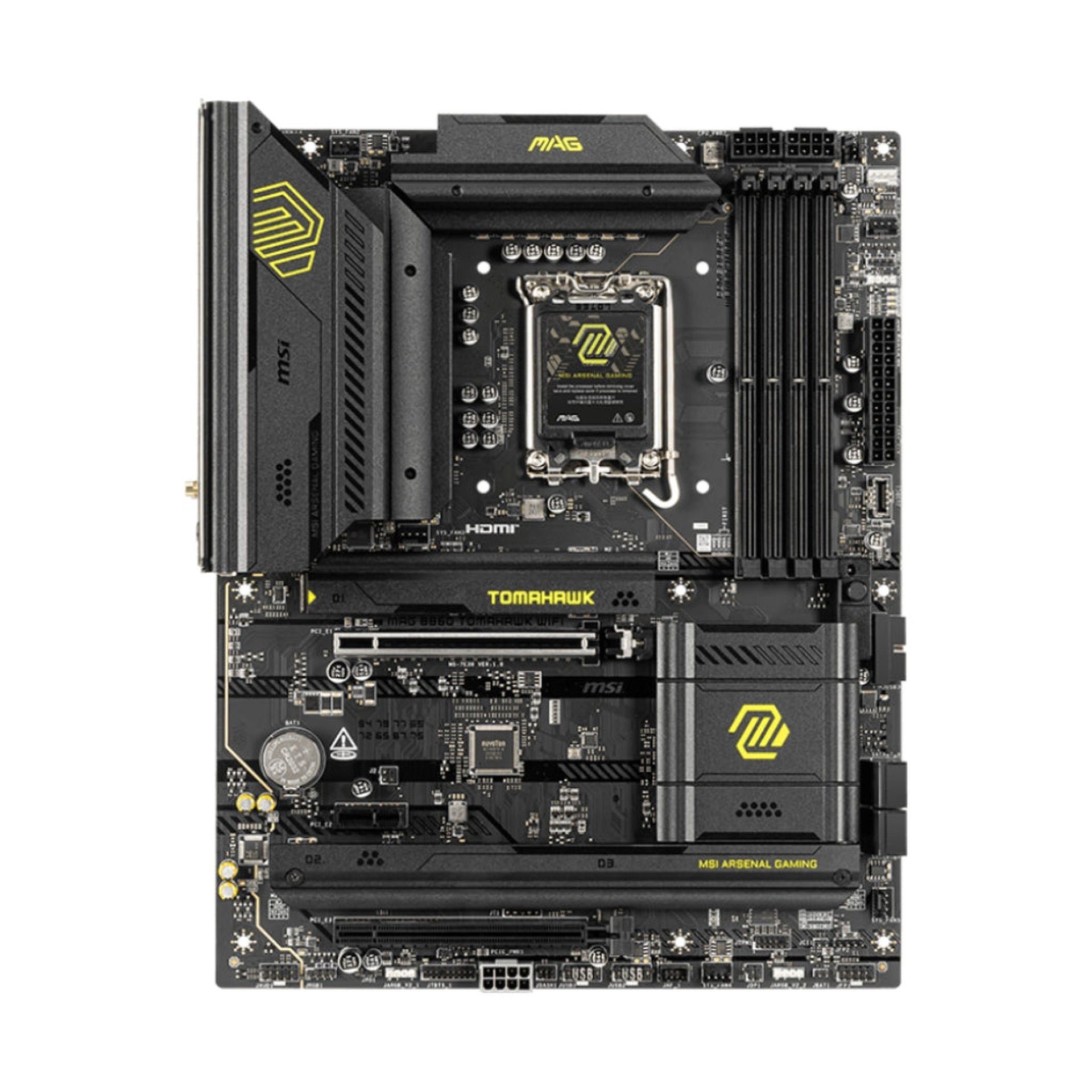 Tarjeta Madre Msi Mag B860 Tomahawk WIFI LGA1851 Atx DDR5 911-7E39-001 Negro - Negro