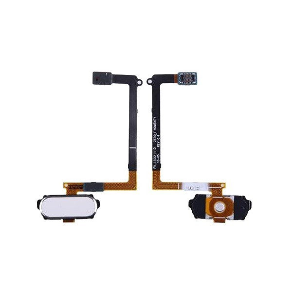 Flex Boton Home Sensor Huella Samsung Galaxy S6 G920F - Blanco