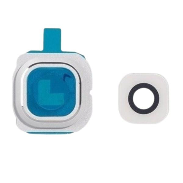 Lente Camara Samsung Galaxy S6 G920F - Blanco con Marco