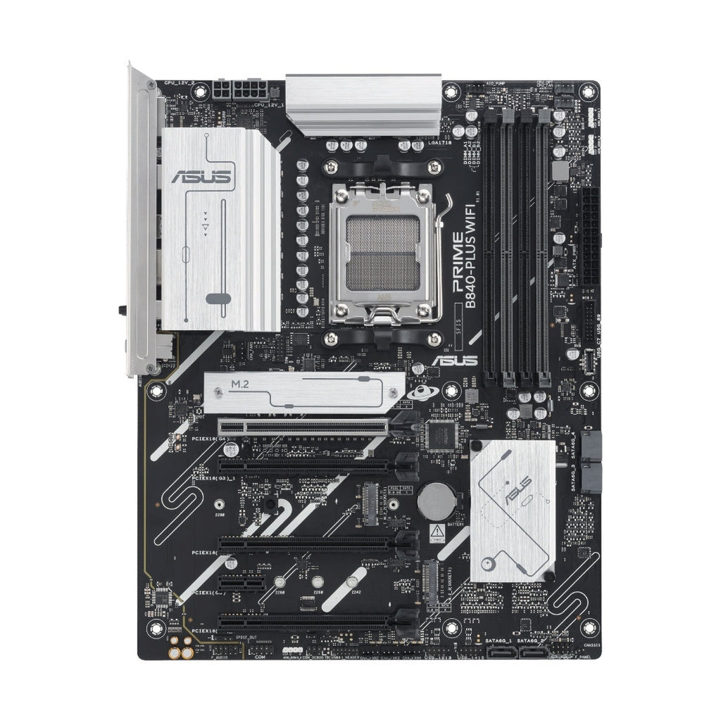 Tarjeta Madre Asus Prime B840-PLUS WIFI AM5 Atx DDR5 90MB1IZ0-M0EAY0 - Negro / Blanco