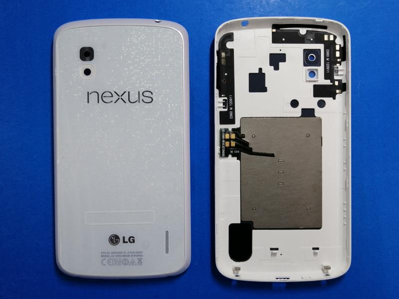 Tapa LG Nexus 4 E960 E950 - Blanca Sin Marco