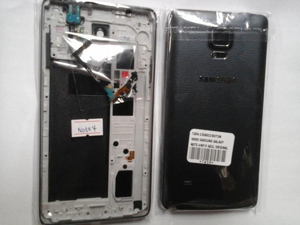 Tapa Samsung Galaxy Note 4 N910 - Azul con Marco