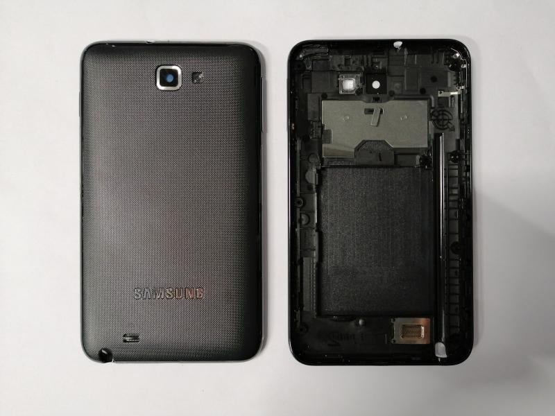 Tapa Samsung Galaxy Note 1 N7000 I9220 - Negra con Marco
