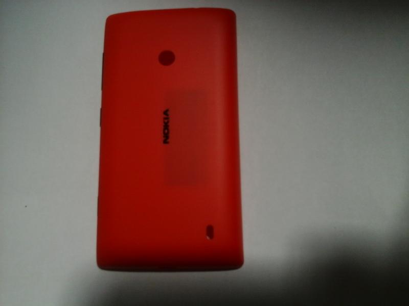 Tapa Nokia Lumia 520 - Roja Sin Marco