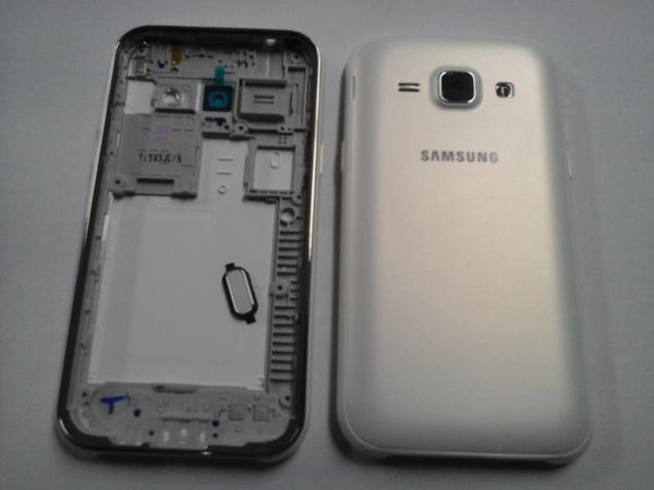 Tapa Samsung Galaxy J1 J100 - Blanca con Marco
