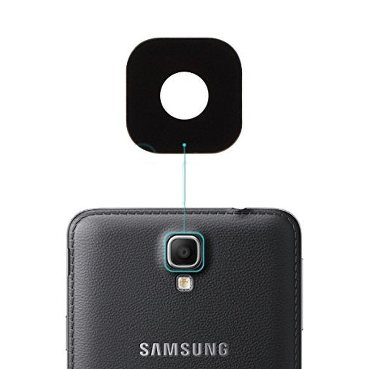 Lente Camara Samsung Galaxy Note 3 N9000 - Negro con Marco Imagen principal del producto