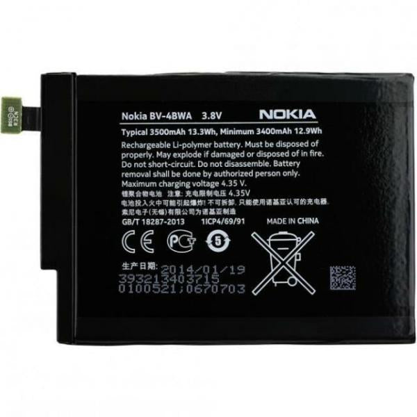 Bateria Nokia BV-4BWA Lumia 1320 RM-994 RM-995 RM-996