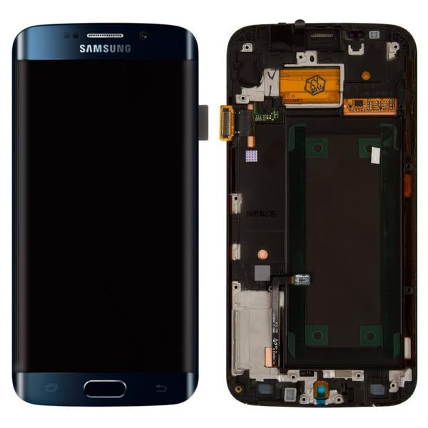 LCD Pantalla Samsung Galaxy S6 Edge G925 Completa - Azul con Marco