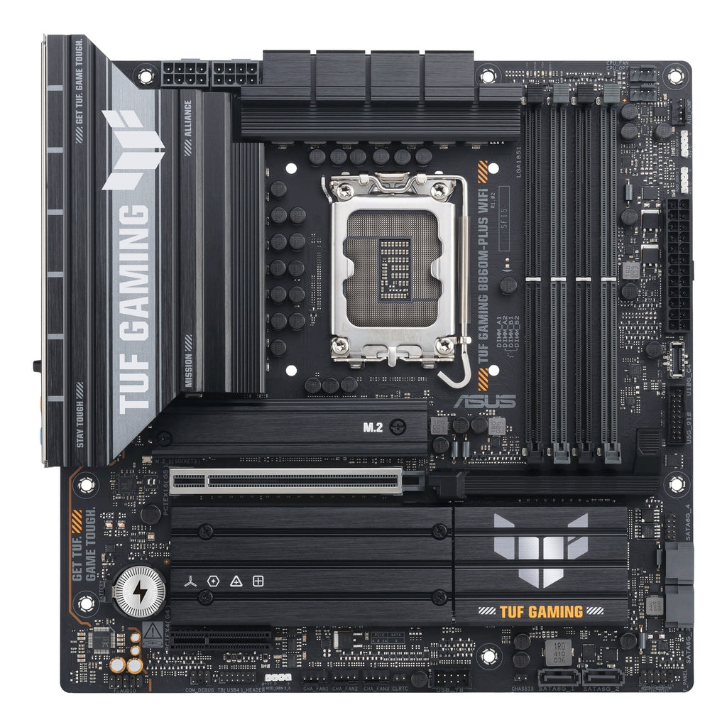 Tarjeta Madre Asus Tuf B860M Gaming Plus WIFI LGA1851 MICRO-ATX DDR5 90MB1JV0-M0EAY0 - Negro