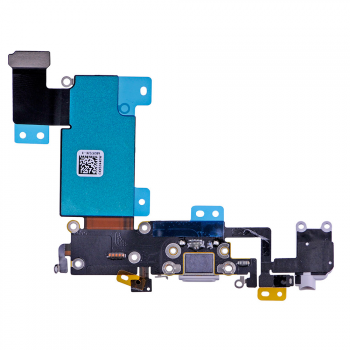 Flex Rack de Carga Jack Audio Microfono Iphone 6S Plus 5.5 A1633 A1634 - Negro