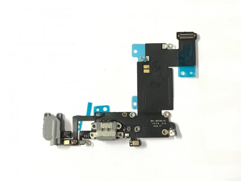 Flex Rack de Carga Jack Audio Microfono Iphone 6S Plus 5.5 A1633 A1634 - Negro