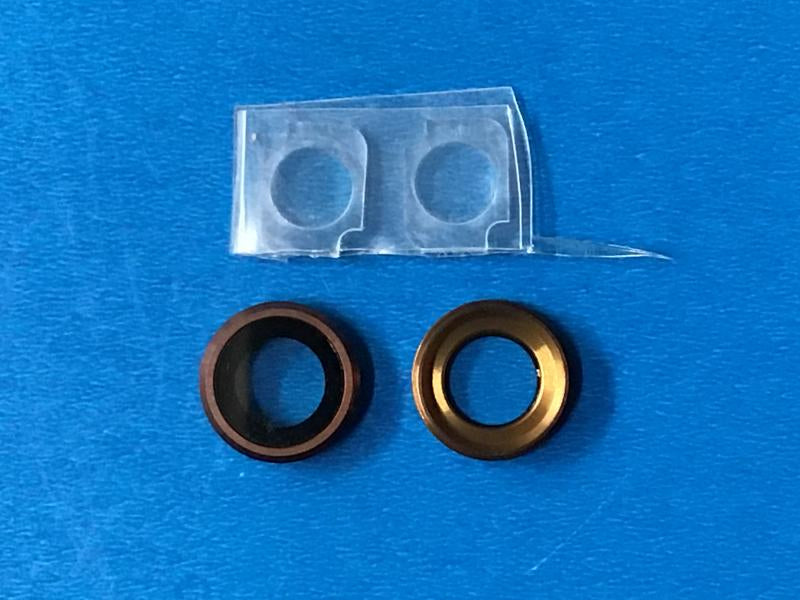 Lente Camara Iphone 6S 4.7 A1688 A1687 - Cobre con Marco