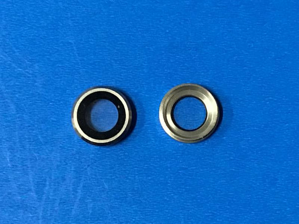 Lente Camara Iphone 6S 4.7 A1688 A1687 - Plateado con Marco
