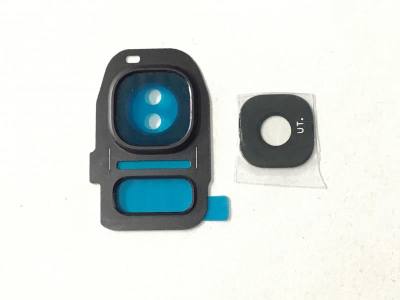 Lente Camara Samsung Galaxy S7 Edge G935 S7 G930 - Negro con Marco