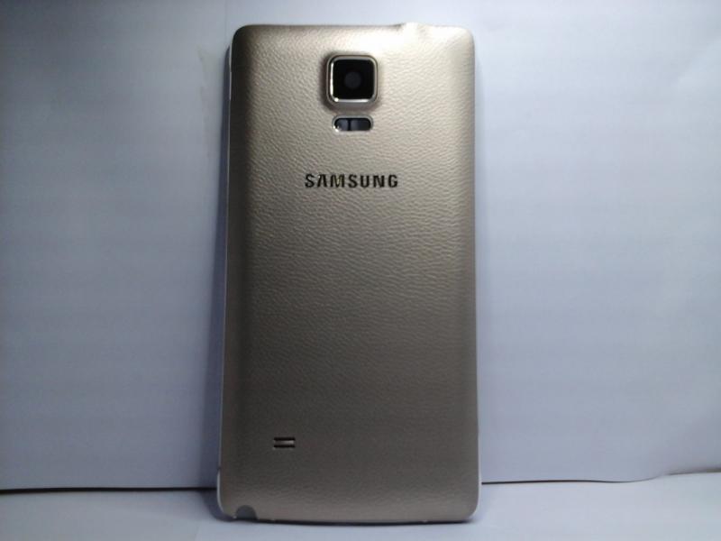 Tapa Samsung Galaxy Note 4 N910 - Dorada con Marco