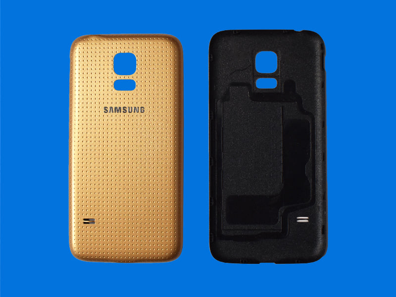 Tapa Samsung Galaxy S5 Mini G800 Original - Dorada Sin Marco