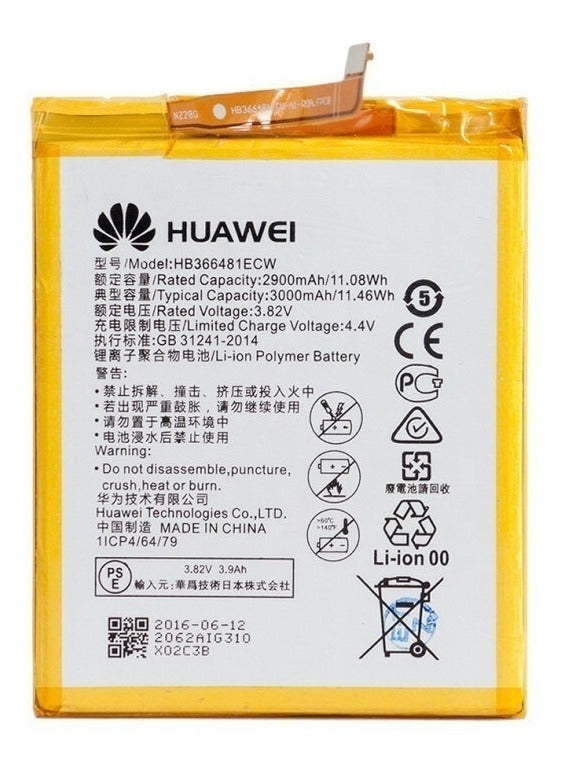 Bateria Huawei HB366481ECW- P Smart 2018 Honor 8 P9 P20 Lite P9 Lite P10 Lite P Smart 2018 Y6 2019