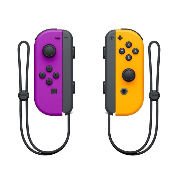 CONTROL NINTENDO SWITCH INALAMBRICO JOY CON MORADO NARANJA