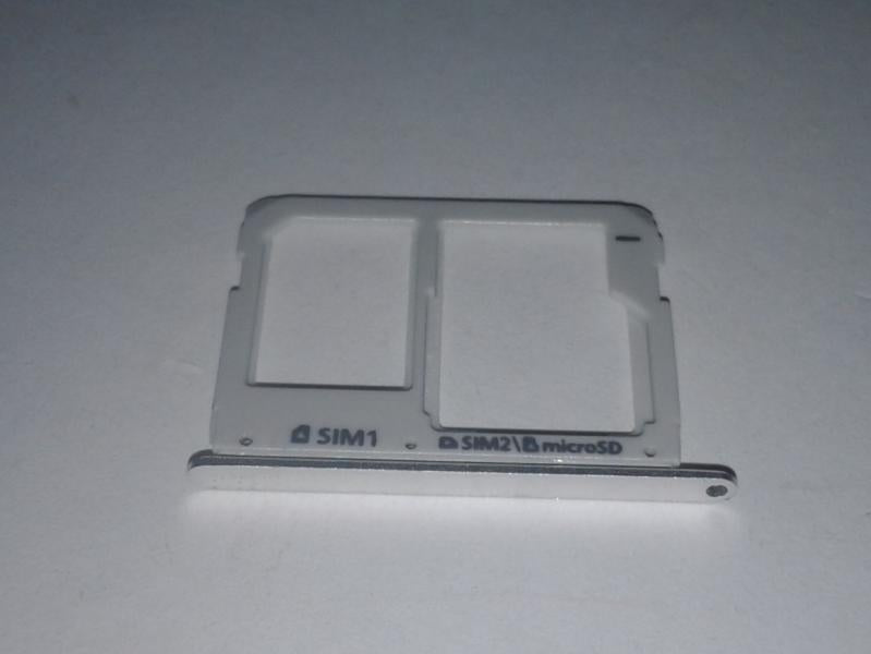 Bandeja Dual Sim Micro Sd Samsung Galaxy A5(2016)a510 A7(2016)a710 A9 A900 - Blanco