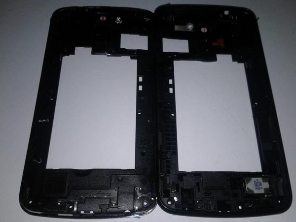 Flex Boton Encendido Lente Camara Timbre LG K10 Negro - Negro con Marco
