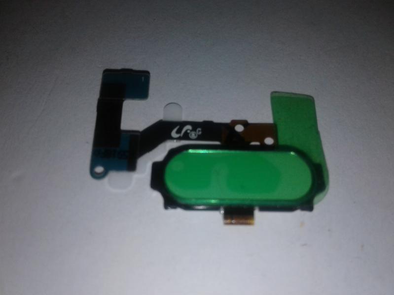 Flex Boton Home Sensor Huella Samsung Galaxy A8 A800 - Blanco