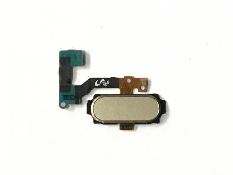 Flex Boton Home Sensor Huella Samsung Galaxy A8 A800 - Dorado
