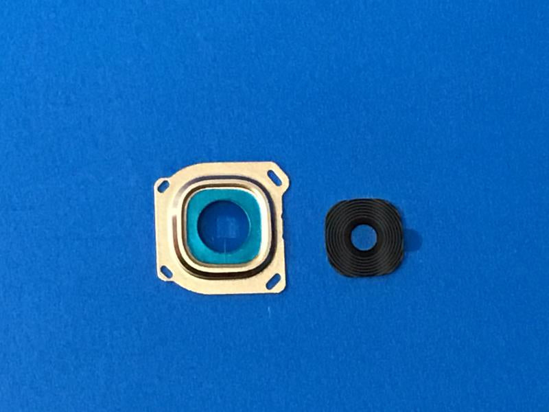 Lente Camara Samsung Galaxy A8 A800 - Dorado con Marco