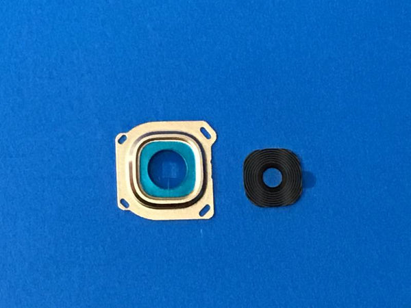 Lente Camara Samsung Galaxy A8 A800 - Dorado con Marco