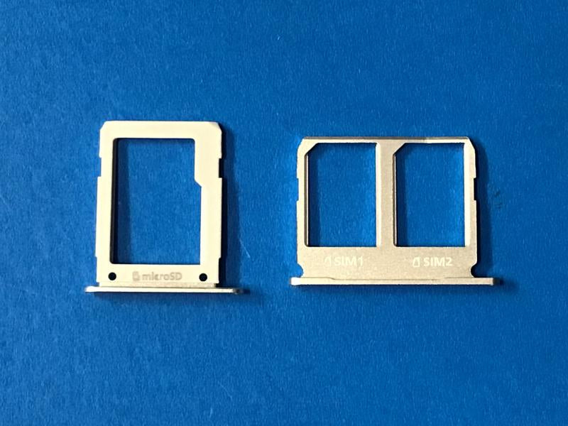 Juego Bandeja Dual Sim Micro Sd Samsung Galaxy A9 PRO (2016) A910 - Plateada