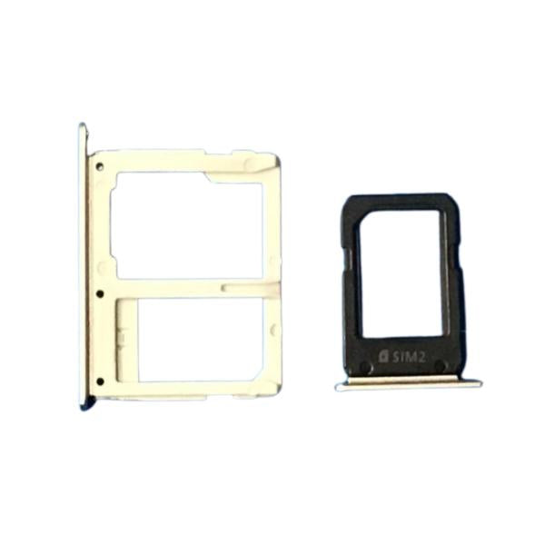 Juego Bandeja Dual Sim Micro Sd Samsung Galaxy A9 A900 A5 A510 A7 A710 - Dorada
