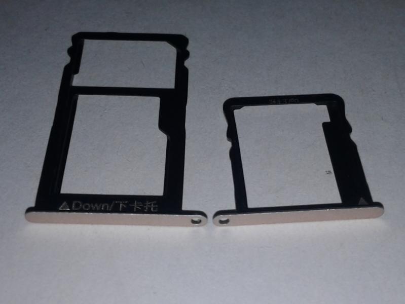 Juego Bandeja Dual Sim Micro Sd Huawei GR5 5X X5 - Plateada