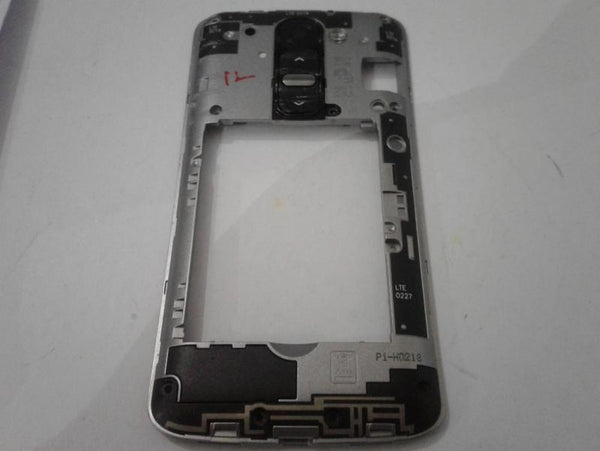 Flex Boton Encendido Lente Camara Timbre LG G3 Stylus D690 G2 Mini D620 - Negro con Marco