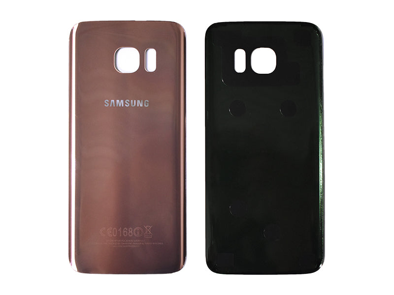Tapa Samsung Galaxy S7 Edge G935 G935FD G935w8 G9350 - Rosada Metal Sin Marco