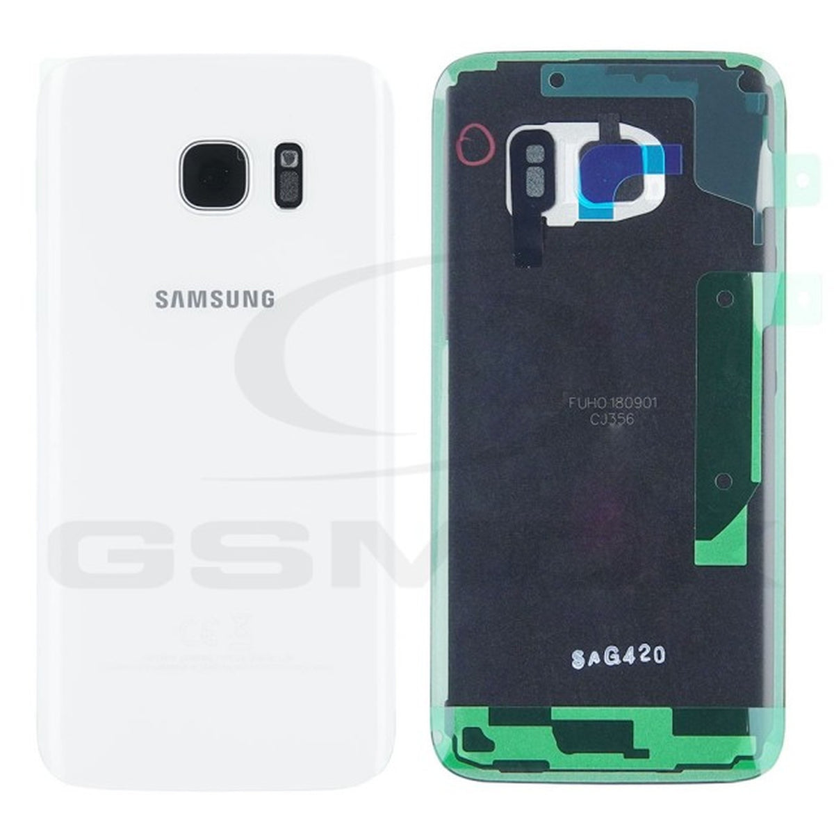 Tapa Samsung Galaxy S7 G930 G930FD G930w8 G930F - Blanca Sin Marco Imagen principal del producto
