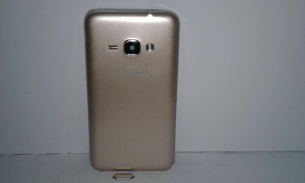 Tapa Samsung Galaxy J1 (2016) J120 - Dorada con Marco